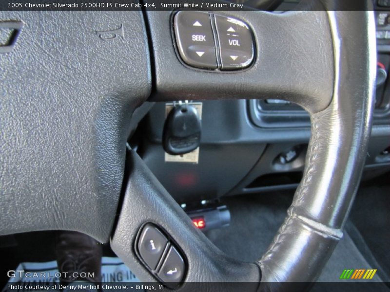Summit White / Medium Gray 2005 Chevrolet Silverado 2500HD LS Crew Cab 4x4