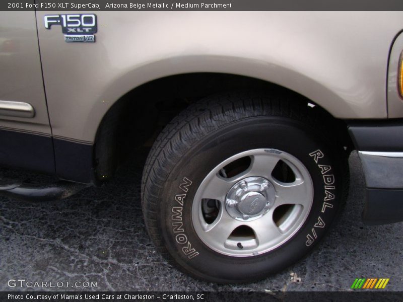 Arizona Beige Metallic / Medium Parchment 2001 Ford F150 XLT SuperCab