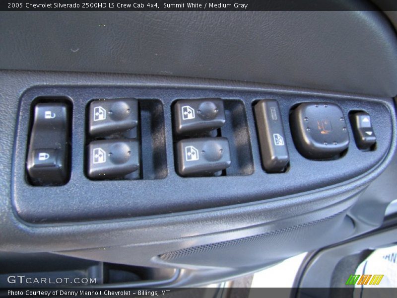 Summit White / Medium Gray 2005 Chevrolet Silverado 2500HD LS Crew Cab 4x4