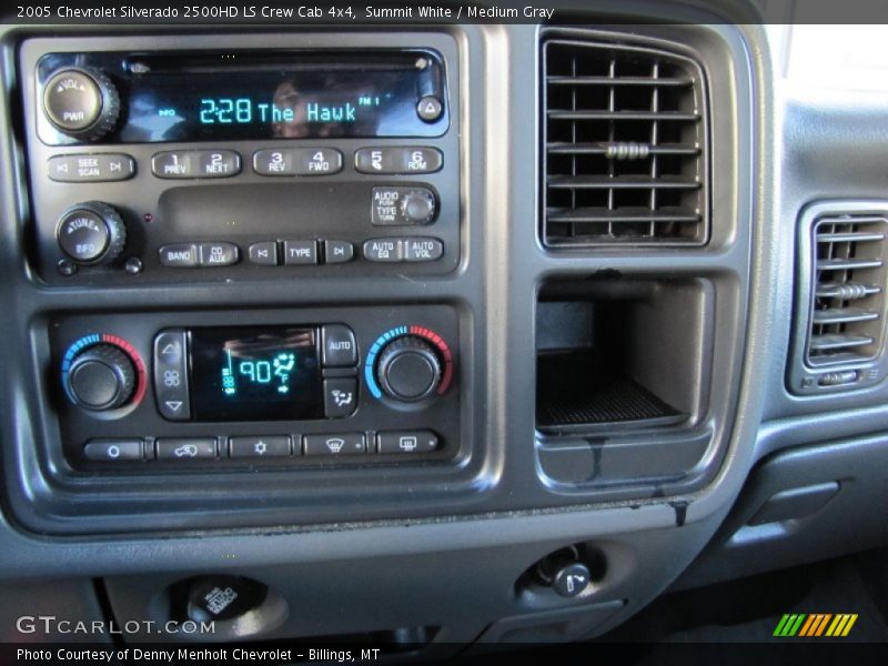 Summit White / Medium Gray 2005 Chevrolet Silverado 2500HD LS Crew Cab 4x4