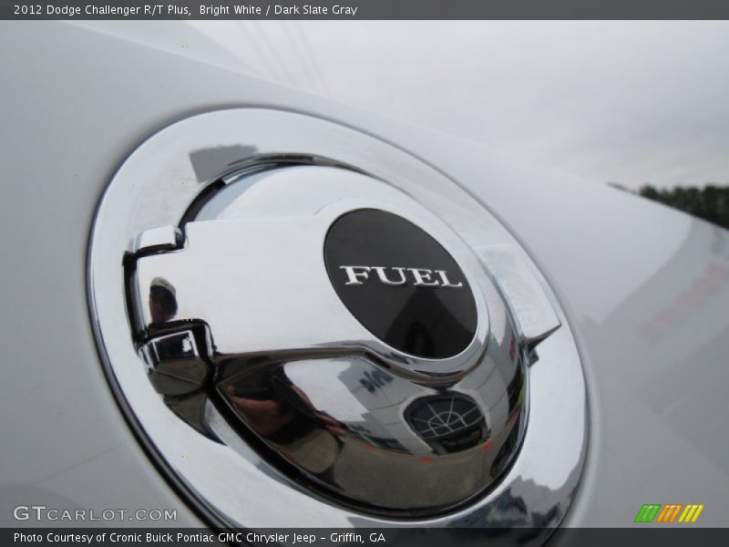 Bright White / Dark Slate Gray 2012 Dodge Challenger R/T Plus