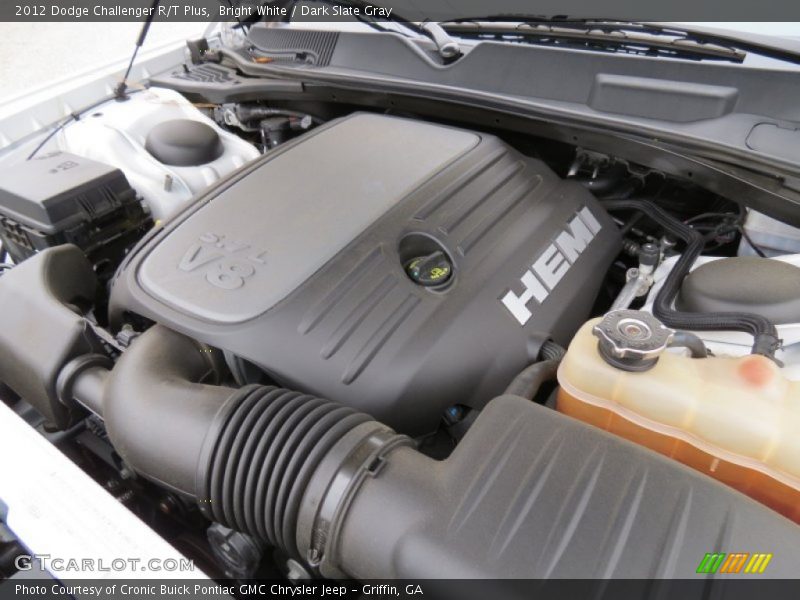 Bright White / Dark Slate Gray 2012 Dodge Challenger R/T Plus