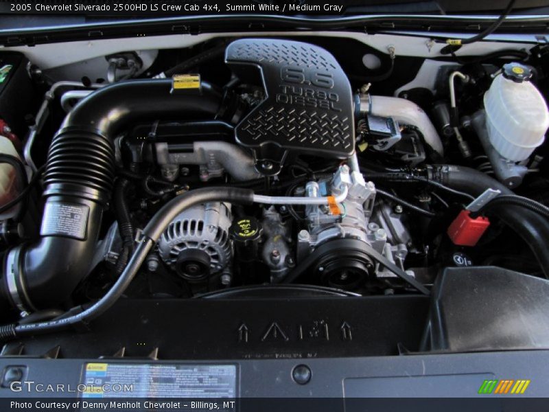 Summit White / Medium Gray 2005 Chevrolet Silverado 2500HD LS Crew Cab 4x4