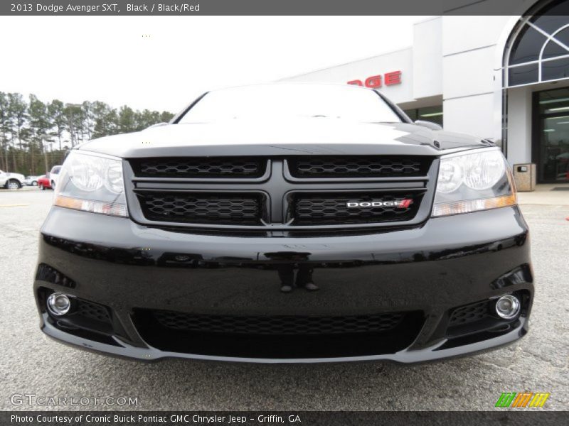 Black / Black/Red 2013 Dodge Avenger SXT