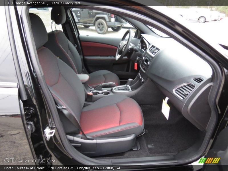 Black / Black/Red 2013 Dodge Avenger SXT