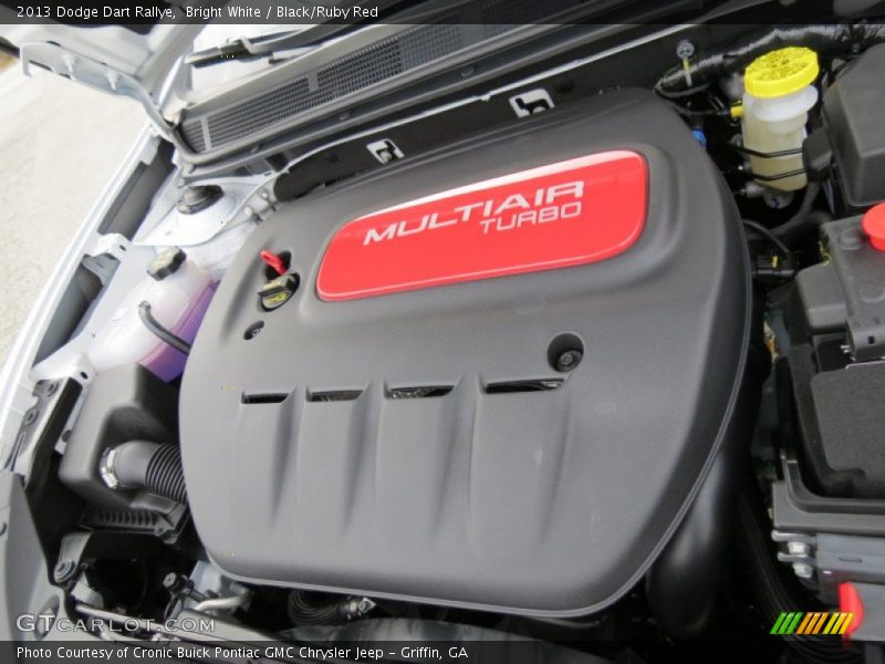 Bright White / Black/Ruby Red 2013 Dodge Dart Rallye