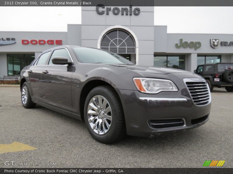 Granite Crystal Metallic / Black 2013 Chrysler 300