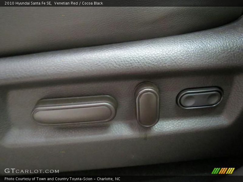 Venetian Red / Cocoa Black 2010 Hyundai Santa Fe SE