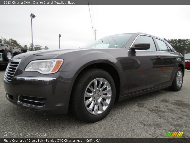 Granite Crystal Metallic / Black 2013 Chrysler 300