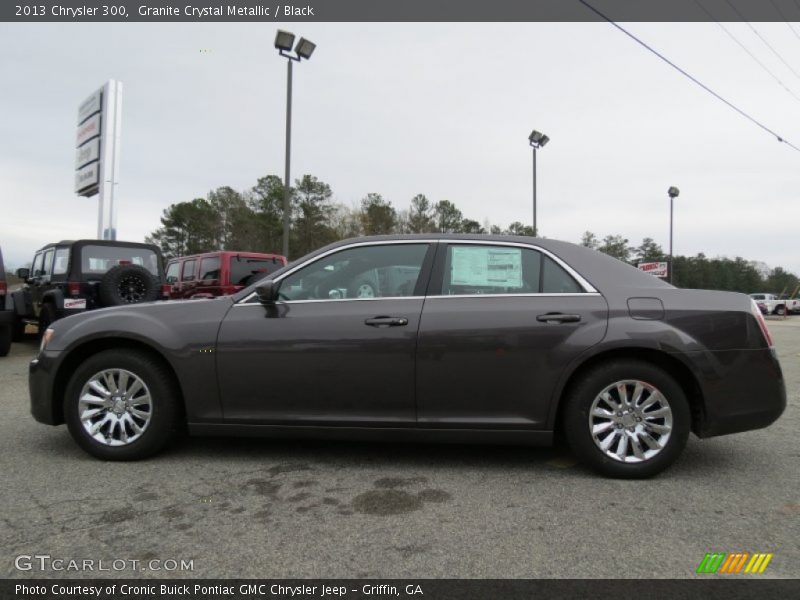 Granite Crystal Metallic / Black 2013 Chrysler 300