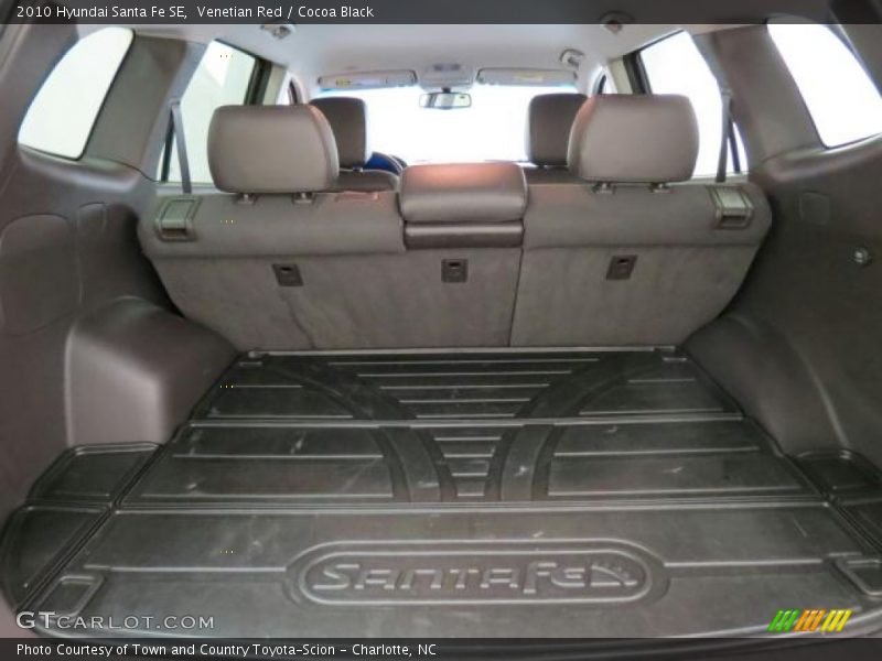 Venetian Red / Cocoa Black 2010 Hyundai Santa Fe SE