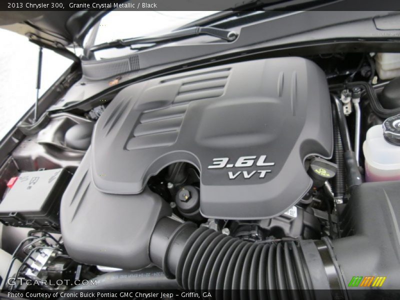 Granite Crystal Metallic / Black 2013 Chrysler 300