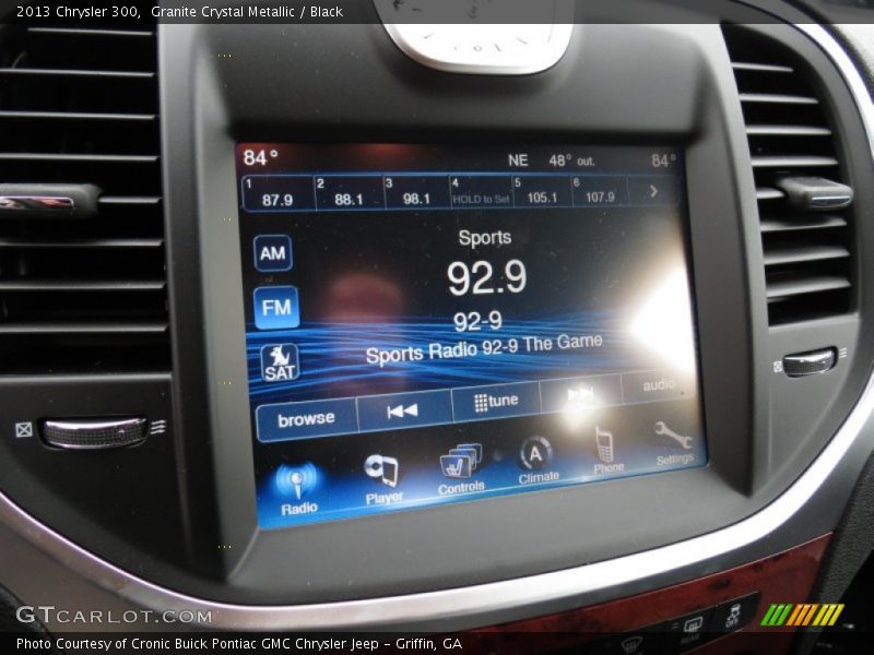 Granite Crystal Metallic / Black 2013 Chrysler 300