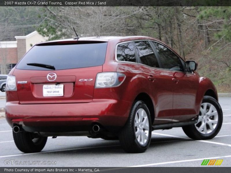 Copper Red Mica / Sand 2007 Mazda CX-7 Grand Touring