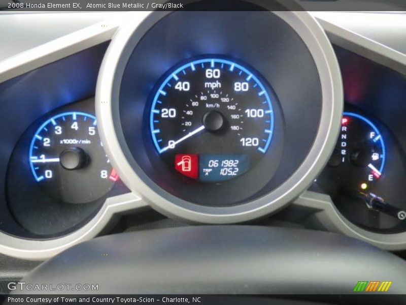 Atomic Blue Metallic / Gray/Black 2008 Honda Element EX