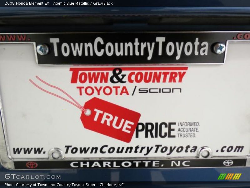 Atomic Blue Metallic / Gray/Black 2008 Honda Element EX