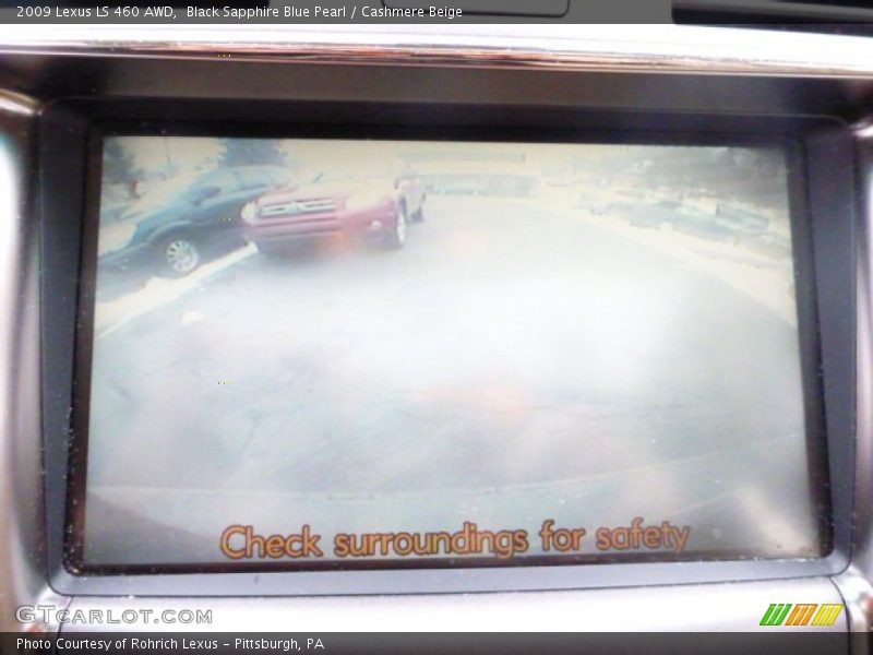 Black Sapphire Blue Pearl / Cashmere Beige 2009 Lexus LS 460 AWD