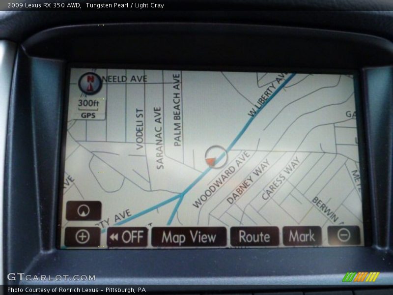 Tungsten Pearl / Light Gray 2009 Lexus RX 350 AWD