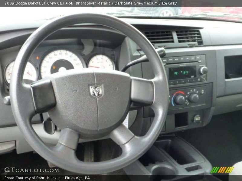 Dashboard of 2009 Dakota ST Crew Cab 4x4