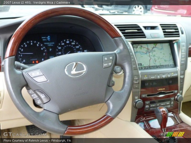 Verdigris Mica / Cashmere 2007 Lexus LS 460