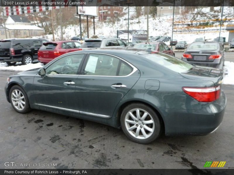 Verdigris Mica / Cashmere 2007 Lexus LS 460
