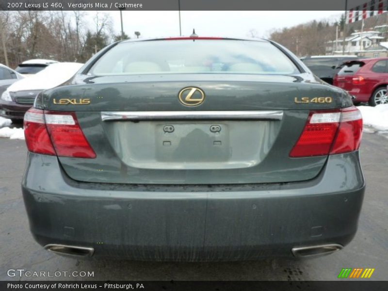 Verdigris Mica / Cashmere 2007 Lexus LS 460
