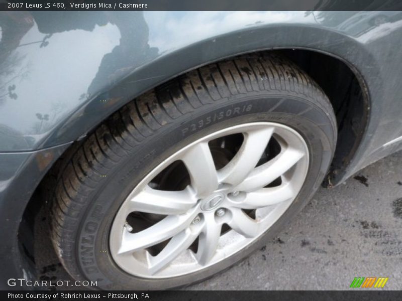 Verdigris Mica / Cashmere 2007 Lexus LS 460