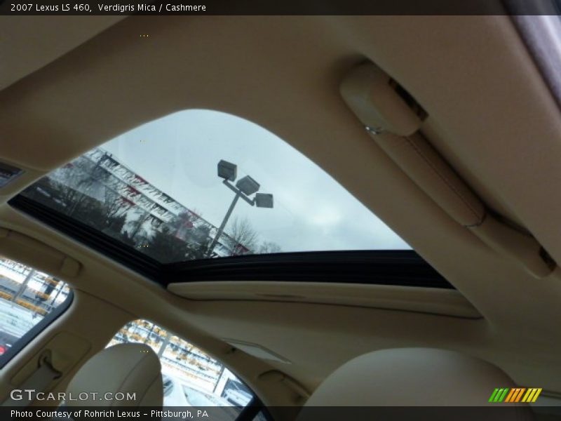 Verdigris Mica / Cashmere 2007 Lexus LS 460