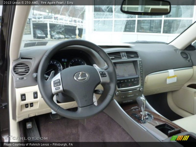 Dashboard of 2013 IS 250 AWD
