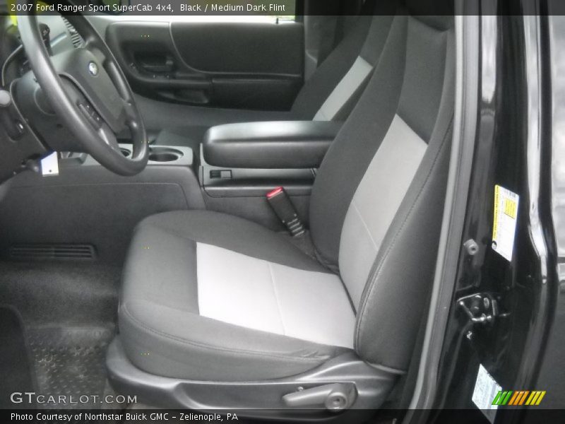 Black / Medium Dark Flint 2007 Ford Ranger Sport SuperCab 4x4