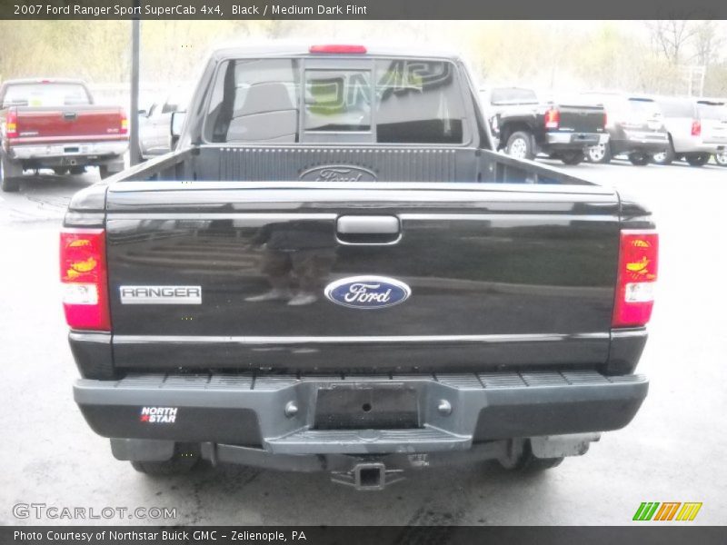 Black / Medium Dark Flint 2007 Ford Ranger Sport SuperCab 4x4