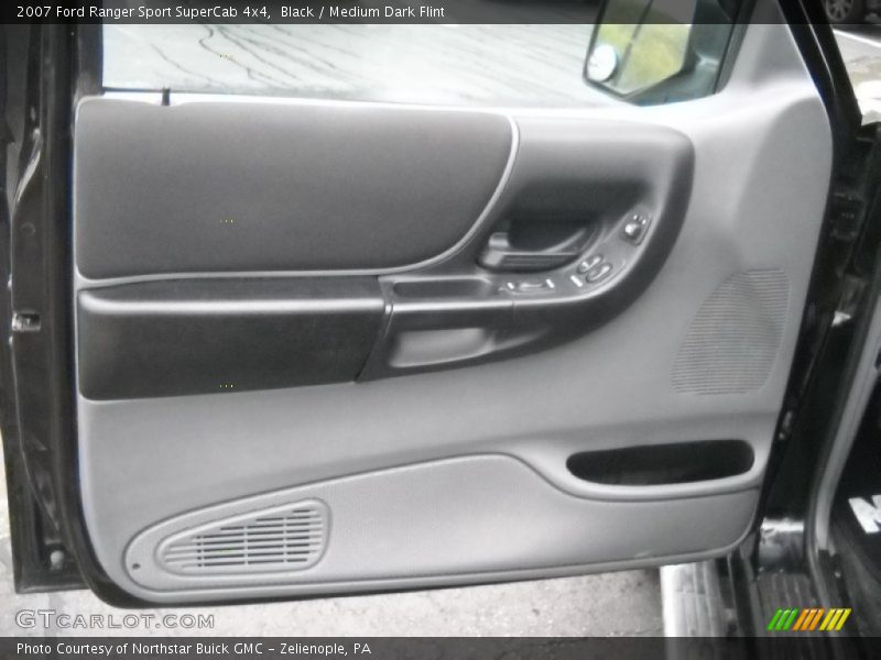 Black / Medium Dark Flint 2007 Ford Ranger Sport SuperCab 4x4