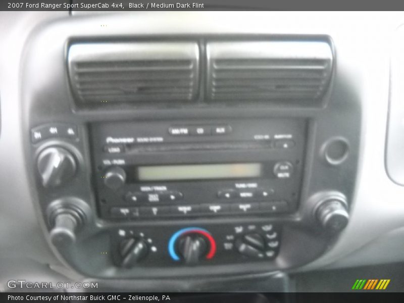 Black / Medium Dark Flint 2007 Ford Ranger Sport SuperCab 4x4