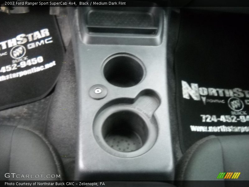 Black / Medium Dark Flint 2007 Ford Ranger Sport SuperCab 4x4