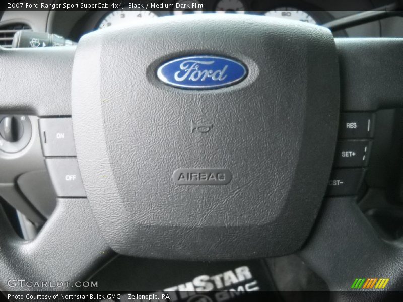 Black / Medium Dark Flint 2007 Ford Ranger Sport SuperCab 4x4