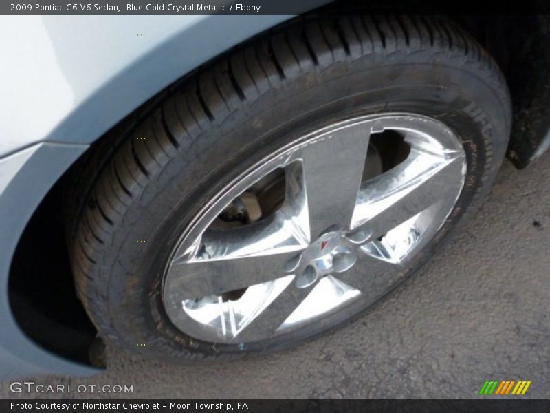 Blue Gold Crystal Metallic / Ebony 2009 Pontiac G6 V6 Sedan