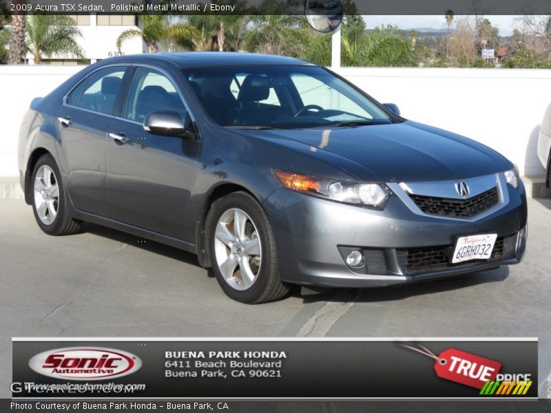 Polished Metal Metallic / Ebony 2009 Acura TSX Sedan
