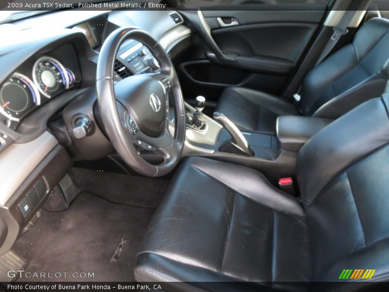 Polished Metal Metallic / Ebony 2009 Acura TSX Sedan