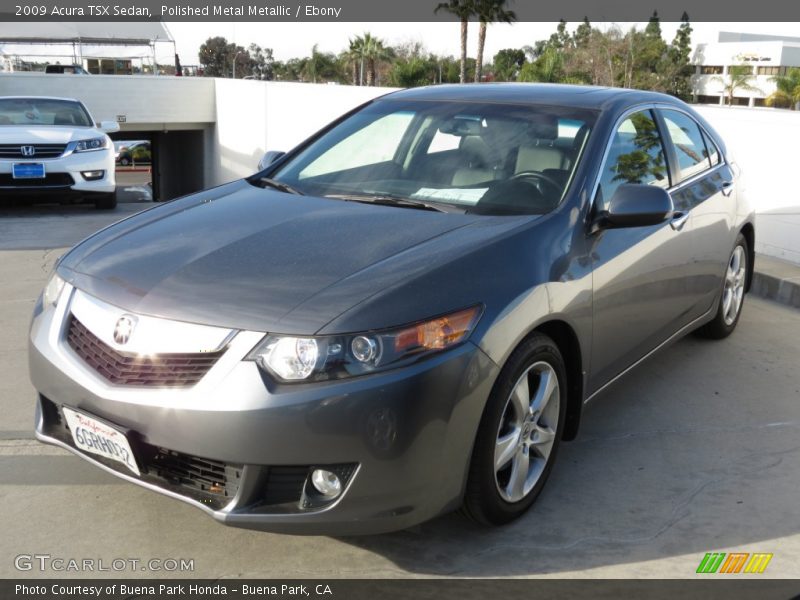 Polished Metal Metallic / Ebony 2009 Acura TSX Sedan