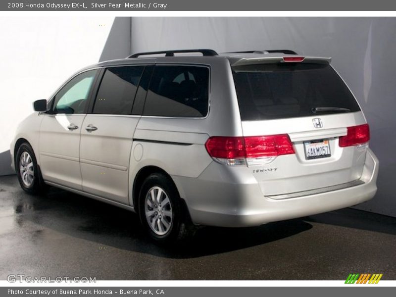 Silver Pearl Metallic / Gray 2008 Honda Odyssey EX-L