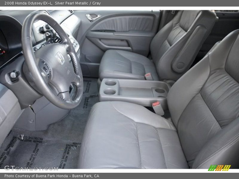 Silver Pearl Metallic / Gray 2008 Honda Odyssey EX-L