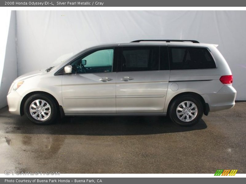 Silver Pearl Metallic / Gray 2008 Honda Odyssey EX-L
