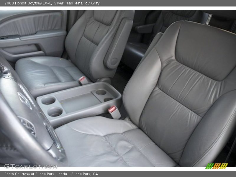 Silver Pearl Metallic / Gray 2008 Honda Odyssey EX-L