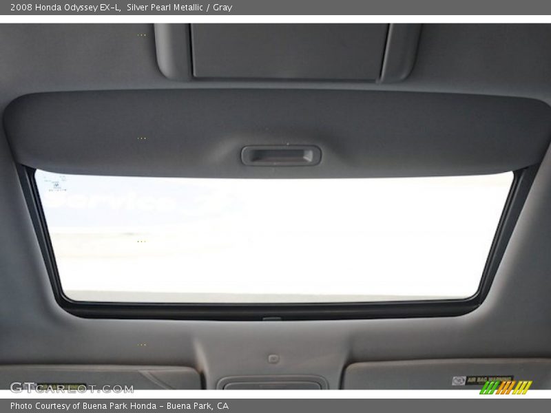 Silver Pearl Metallic / Gray 2008 Honda Odyssey EX-L
