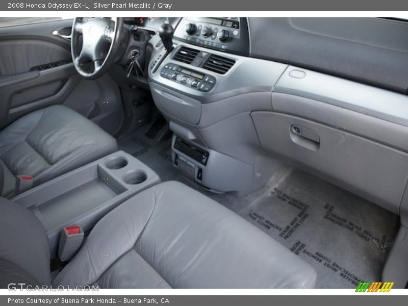 Silver Pearl Metallic / Gray 2008 Honda Odyssey EX-L