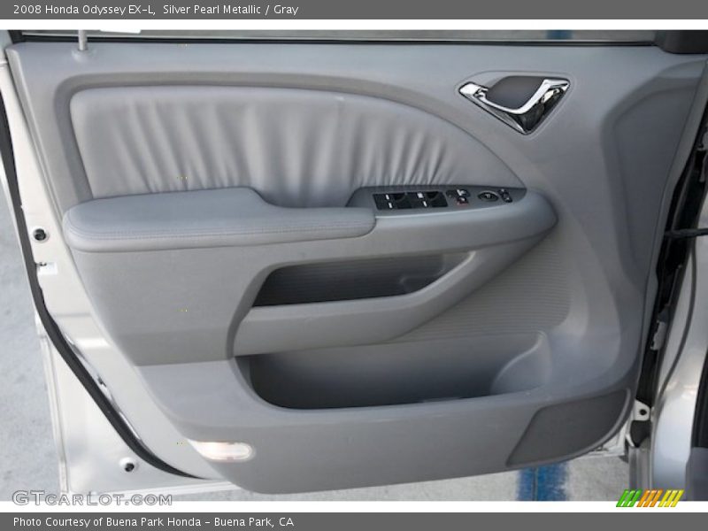 Silver Pearl Metallic / Gray 2008 Honda Odyssey EX-L