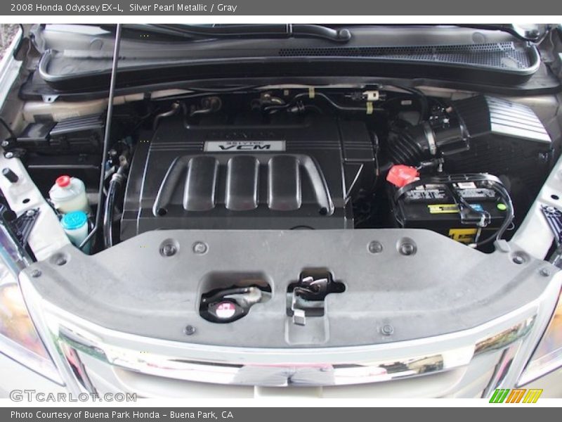 Silver Pearl Metallic / Gray 2008 Honda Odyssey EX-L