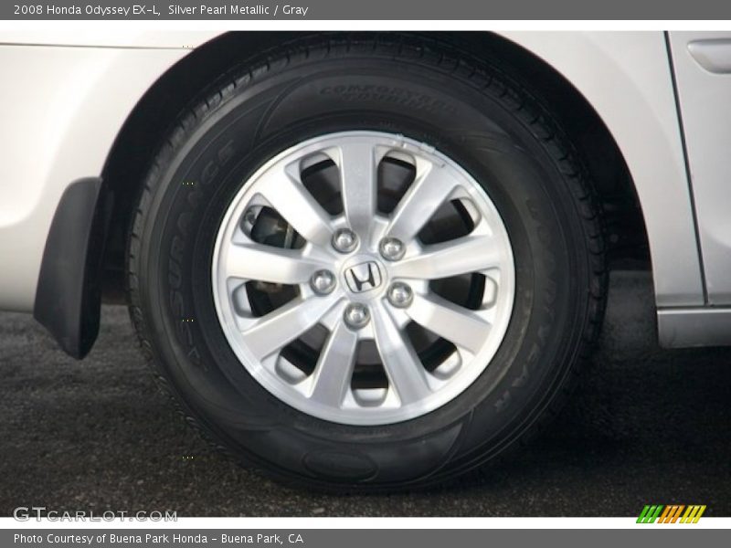 Silver Pearl Metallic / Gray 2008 Honda Odyssey EX-L