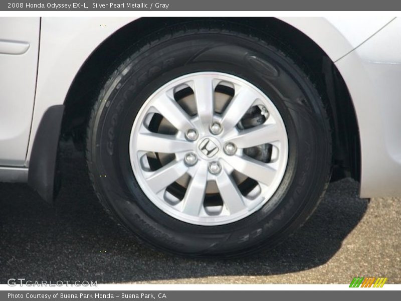 Silver Pearl Metallic / Gray 2008 Honda Odyssey EX-L