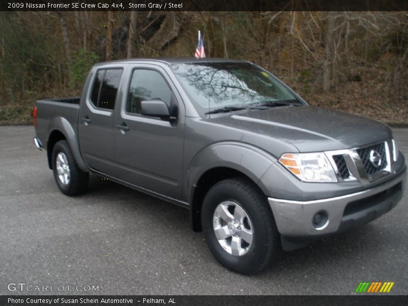 Storm Gray / Steel 2009 Nissan Frontier SE Crew Cab 4x4